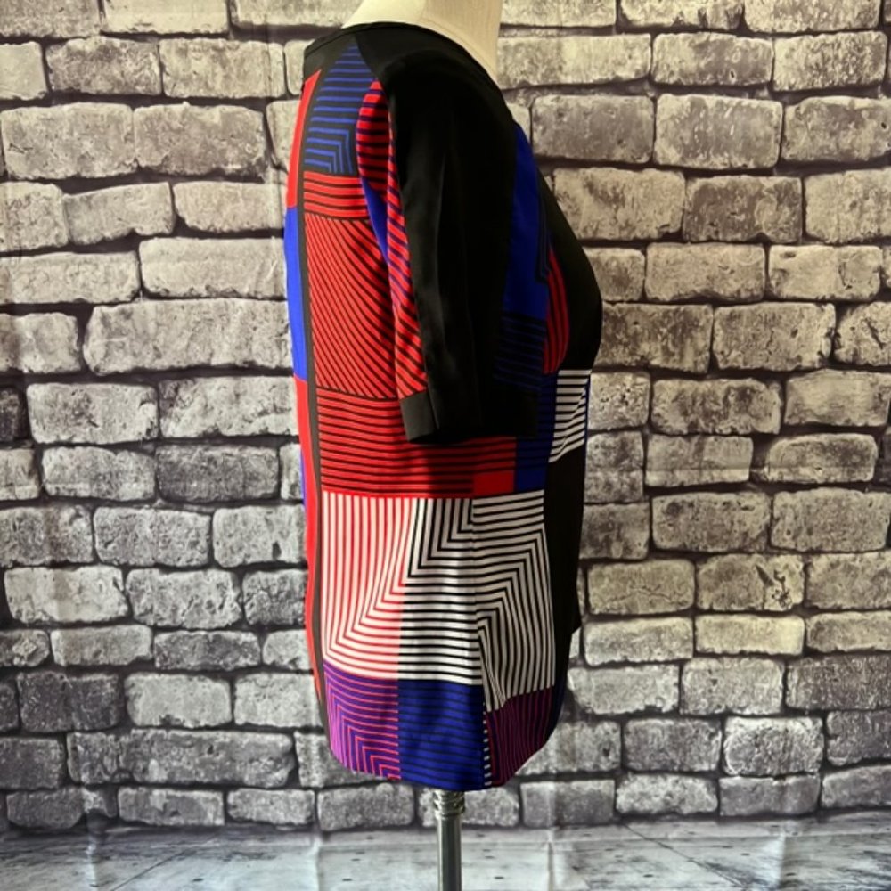 Vince Camuto Color Block Top Size Small - image 8